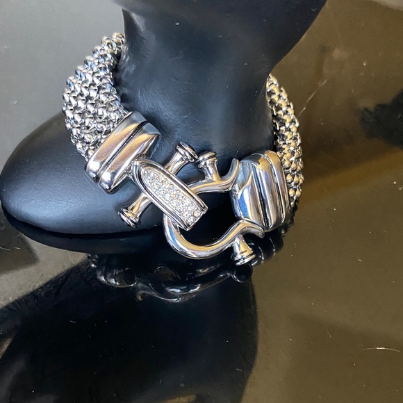 Real Collectibles by Adrienne Silver Bracelet with Clasp - Picture 2 of 5